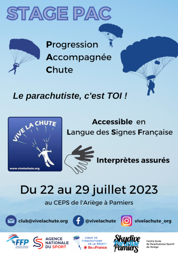 Affiche PAC 2023 - 22 au 29 juillet 2023